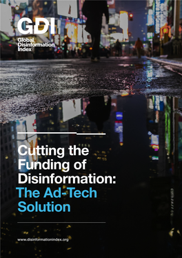Cutting the Funding of Disinformation: the Ad-Tech Solution