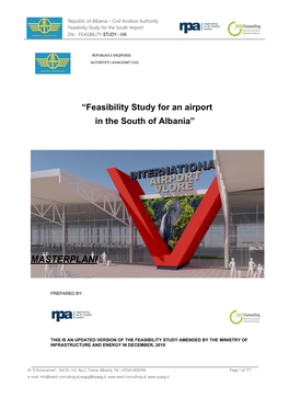 “Feasibility Study for an Airport in the South of Albania”