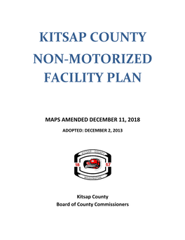 Kitsap County Non-Motorized Facility Plan