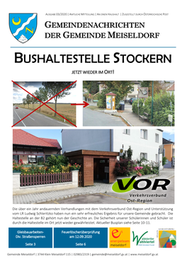 Bushaltestelle Stockern