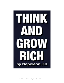 THINK and GROW RICH