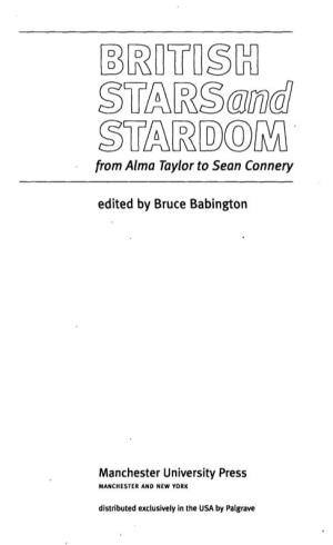 From Alma Taylor to Sean Connery Edited by Bruce Babington