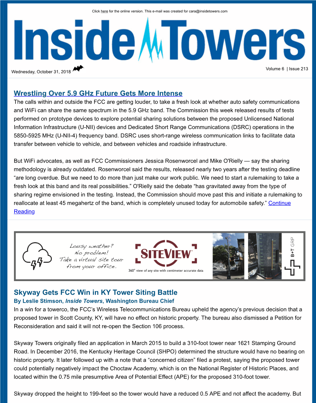 Wrestling Over 5.9 Ghz Future Gets More Intense Skyway Gets FCC