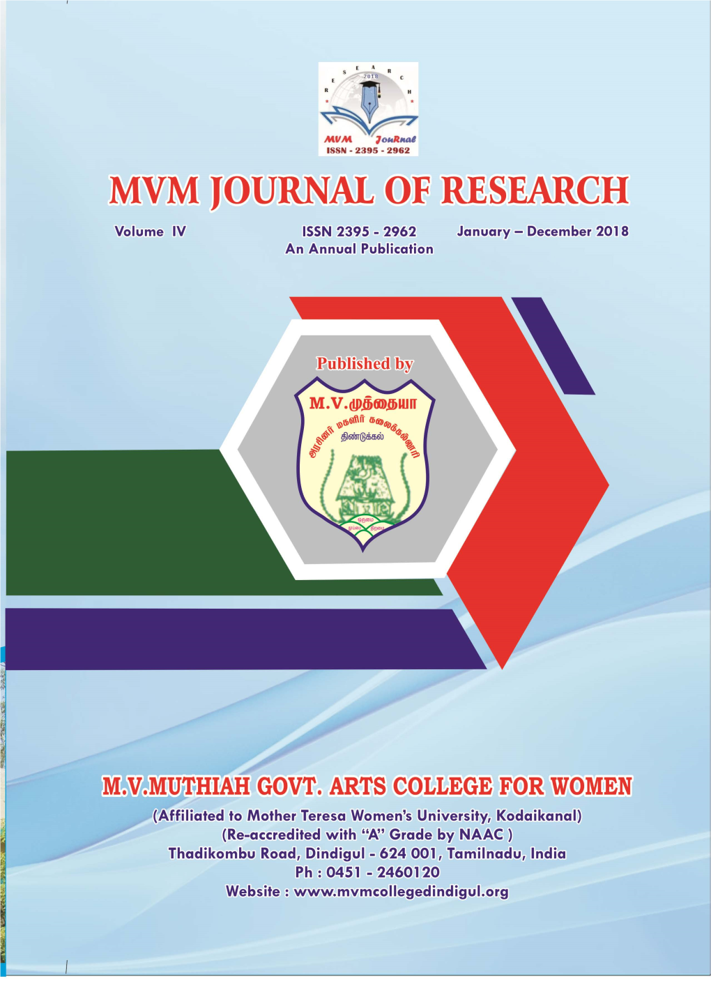 Mvm Journal of Research