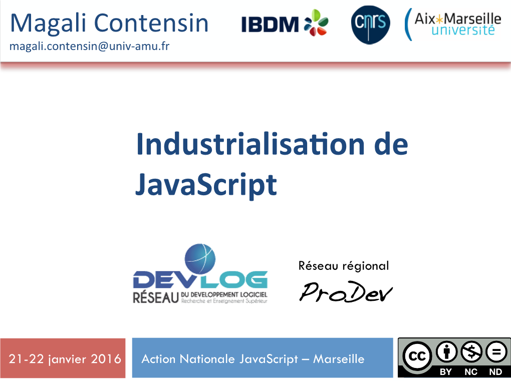 Industrialisa on De Javascript