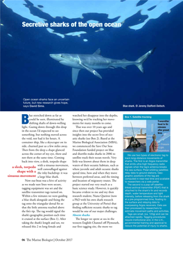 Secretive Sharks of the Open Ocean. the Marine Biologist, 9, 6