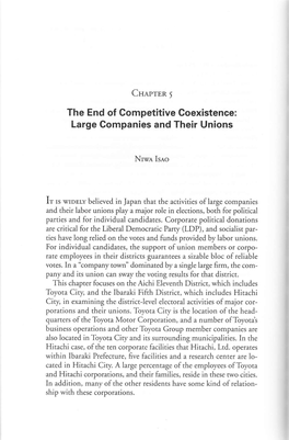 Large Companies and Their Unions