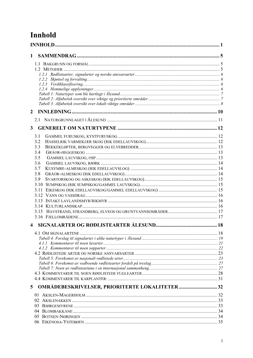 Biologisk Mangfold I Ålesund