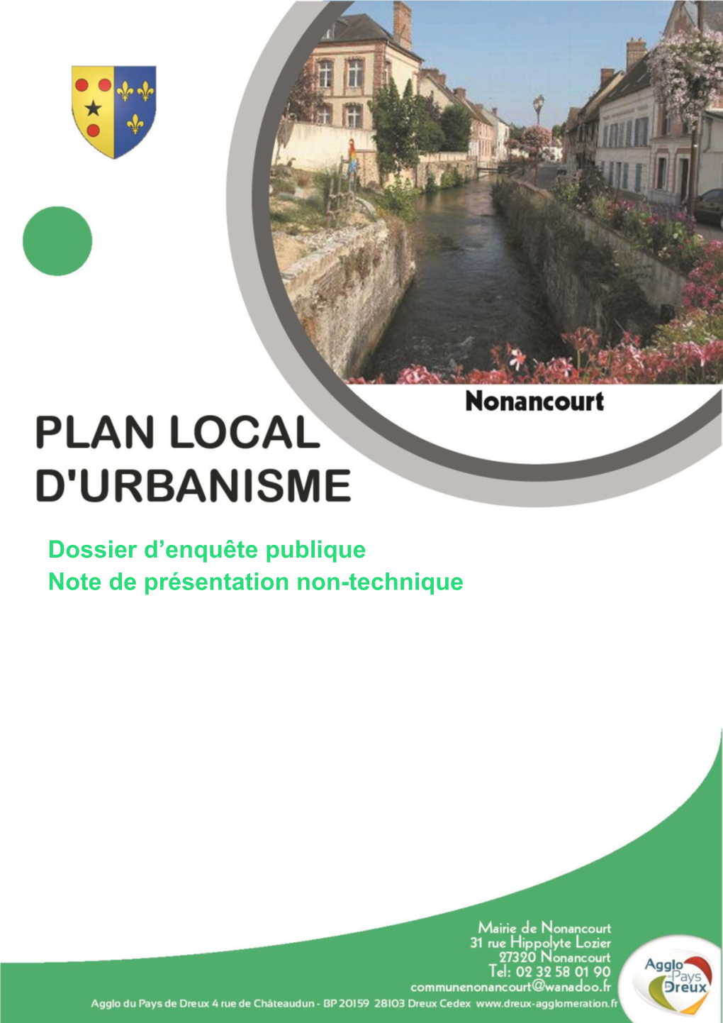 Dossier D'enquête Publique Note De Présentation Non-Technique