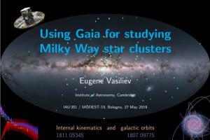 Using Gaia for Studying Milky Way Star Clusters