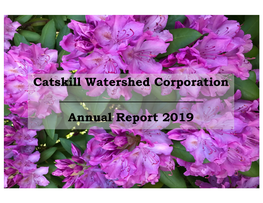 Catskill Watershed Corporation Annual Report 2019