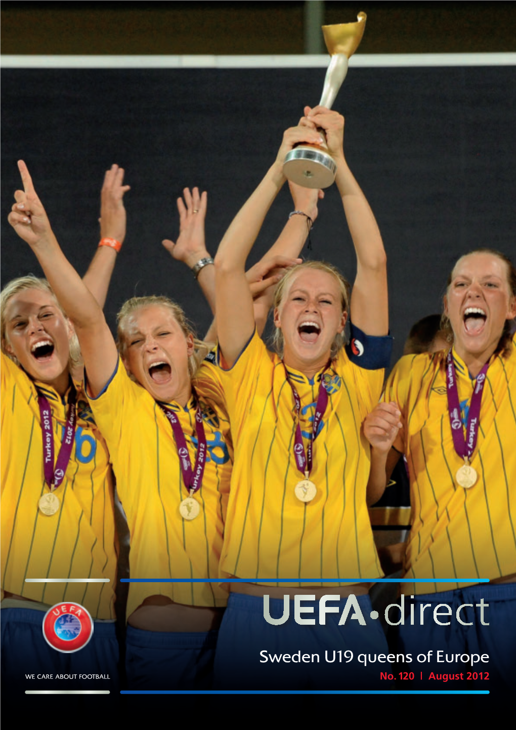 Sweden U19 Queens of Europe WE CARE ABOUT FOOTBALL No