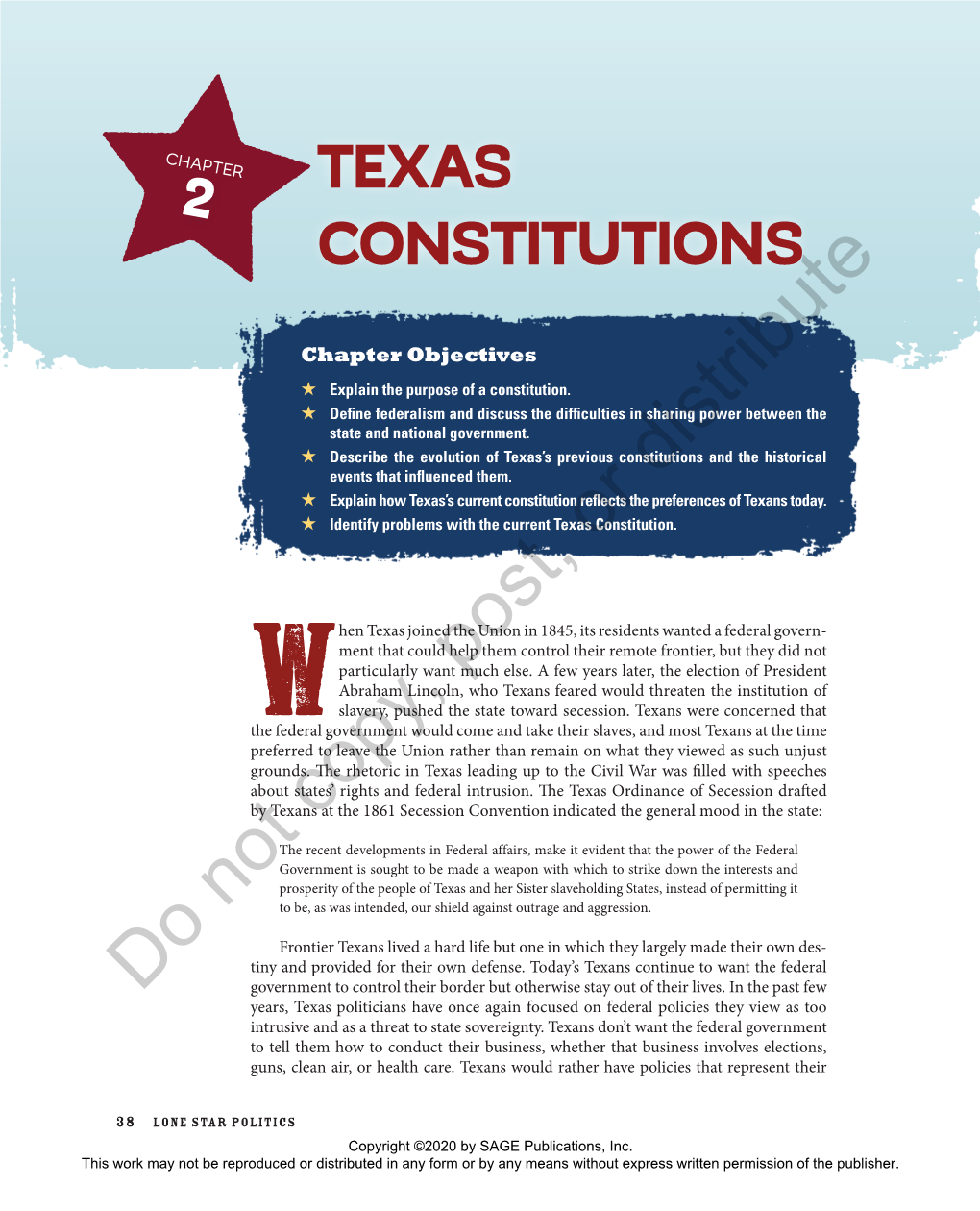 Texas Constitutions