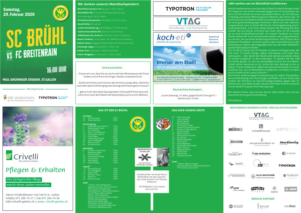 FC Breitenrain Aus – Max Müller AG, Transport/Entsorgung/Recycling, 29