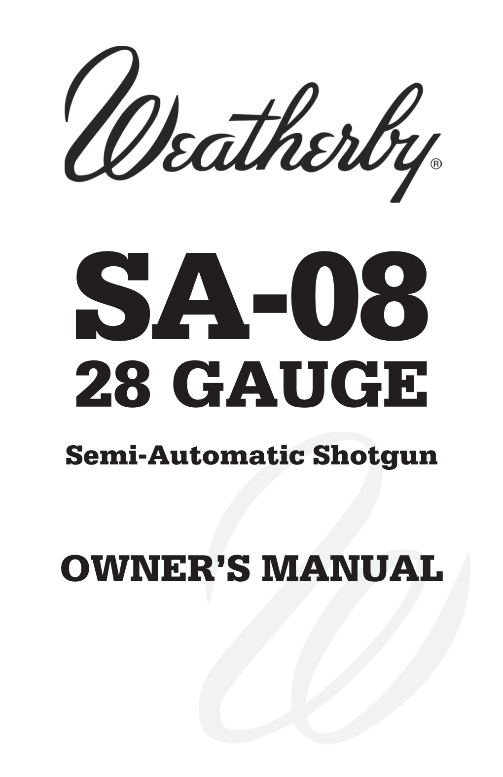 SA-08 28 GAUGE Semi-Automatic Shotgun