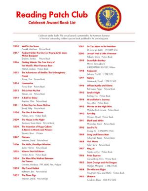 Award Book List