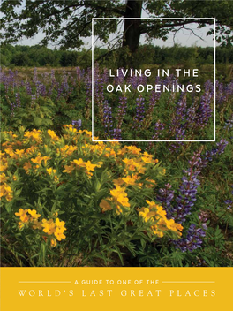 Living in the Oak Openings