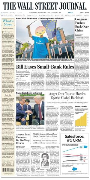 Bill Eases Small-Bank Rules