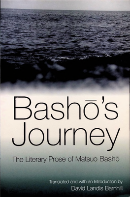 The Literary Prose of Matsuo Basho