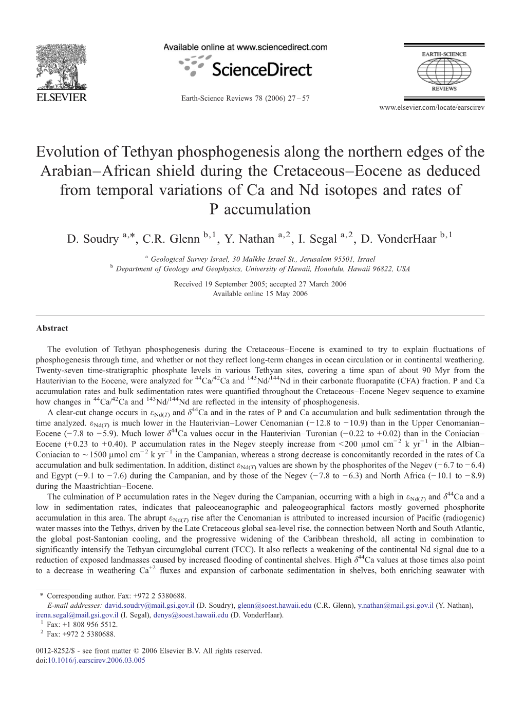Evolution of Tethyan Phosphogenesis Along the Northern Edges of The