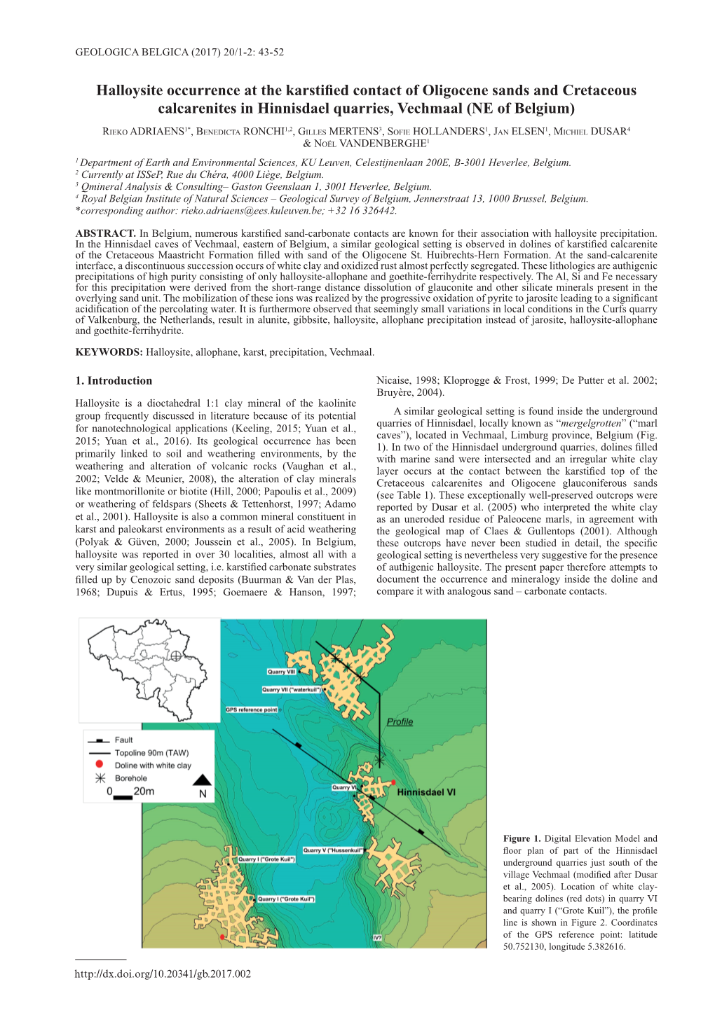 Ulg Geologica Belgica