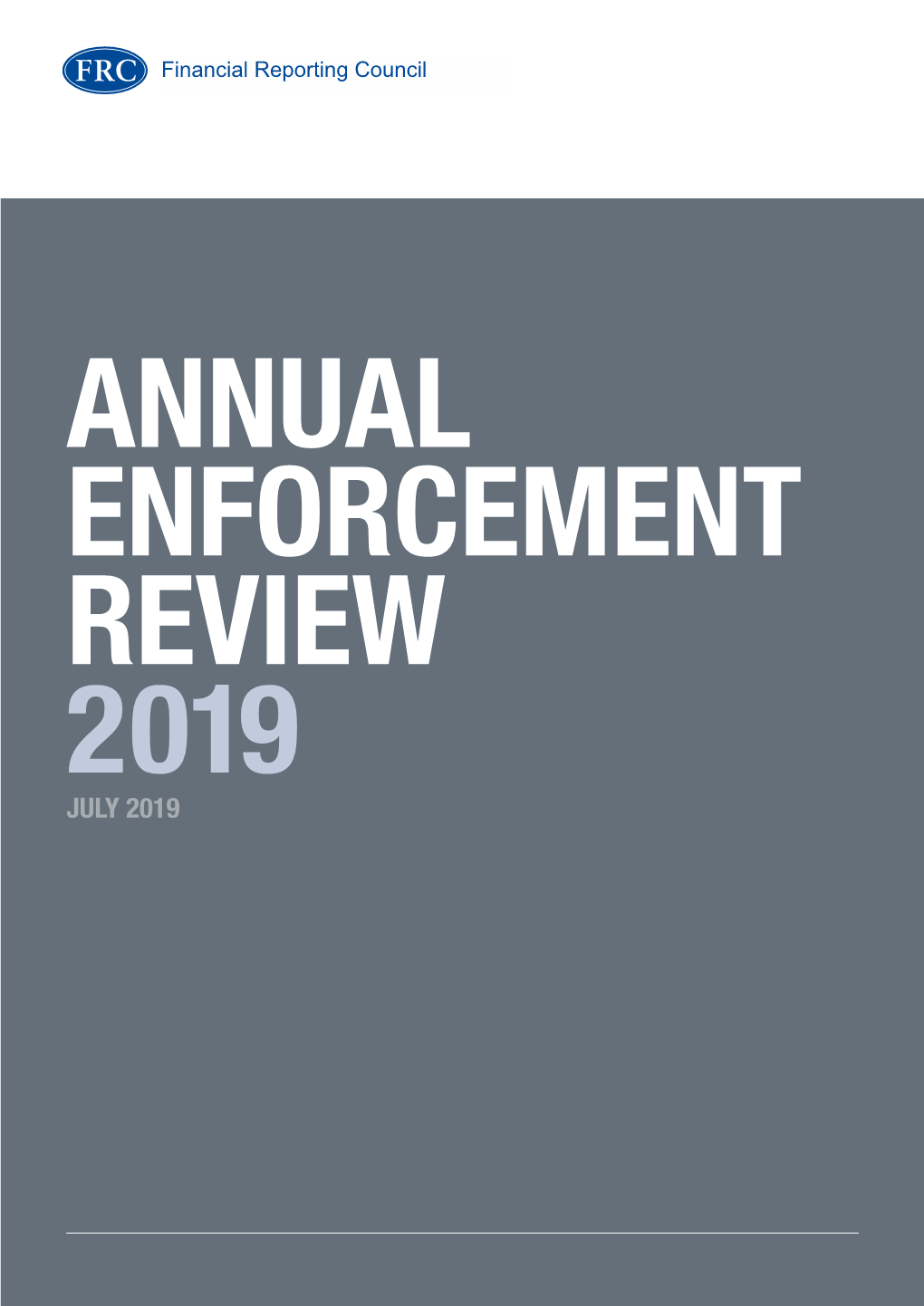 Annual Enforcement Review 2019 July 2019