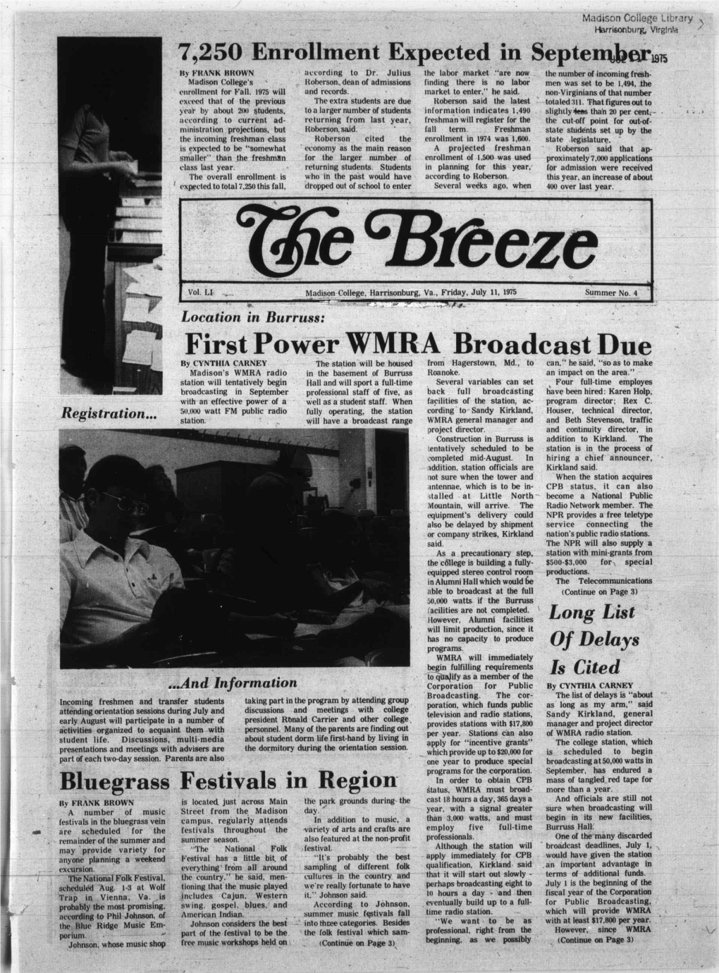 First Power WMRA ·Broadcast