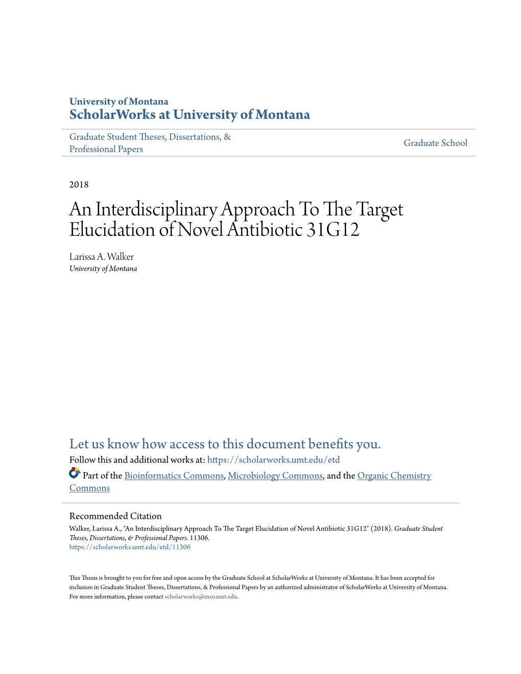 An Interdisciplinary Approach to the Target Elucidation of Novel