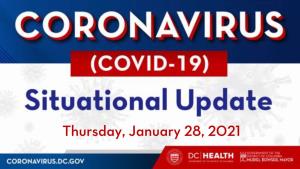 Coronavirus (COVID-19) Situational Update for January 28, 2021
