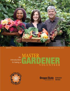 An Introduction to Being a Master Gardener Volunteer