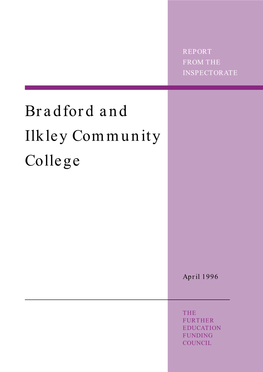 Bradford and Ilkley Community College