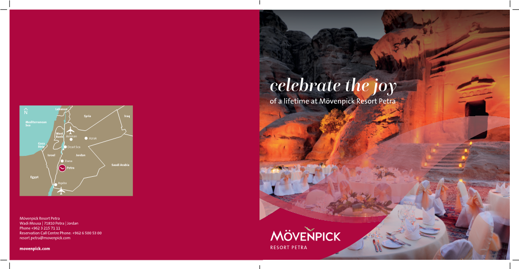 Celebrate the Joy of a Lifetime at Mövenpick Resort Petra Lebanon