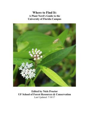 University of Florida Campus Plant Guide