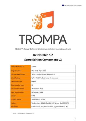 Deliverable 5.2 Score Edition Component V2