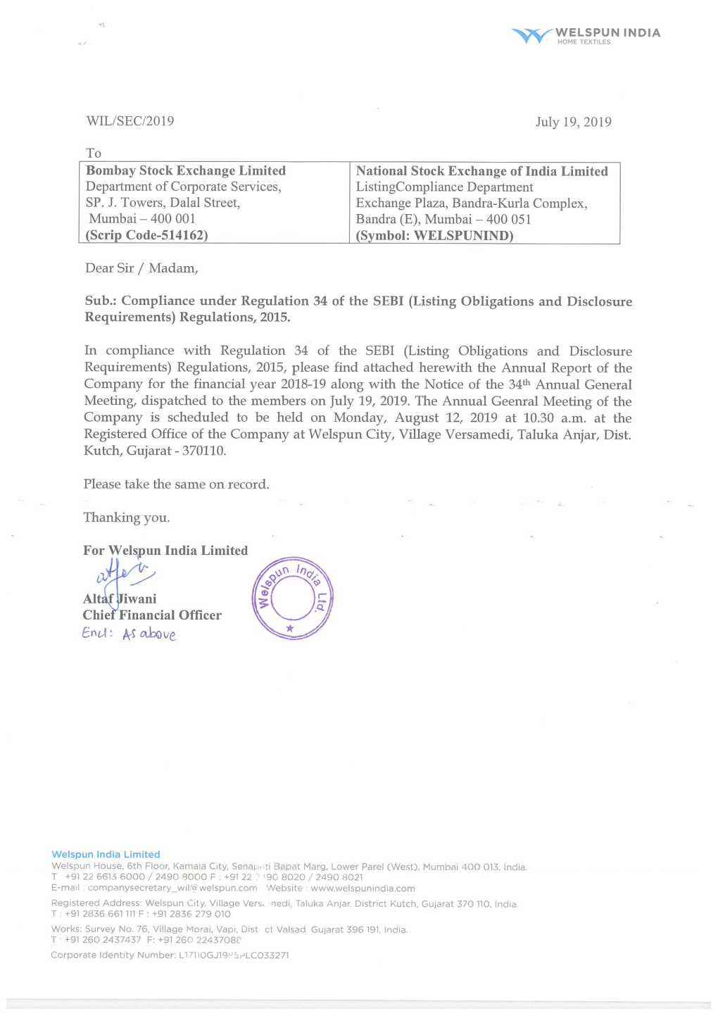 Spectrum of Welspun Brands: Continue to Evolve