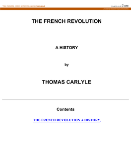 The French Revolution, by Thomas Carlyle