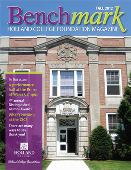Holland College Foundation Magazine