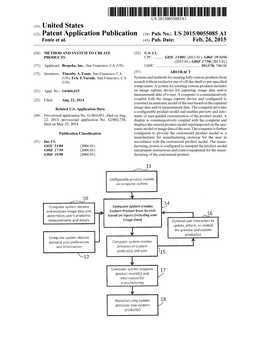 (12) Patent Application Publication (10) Pub. No.: US 2015/0055085A1 Fonte Et Al