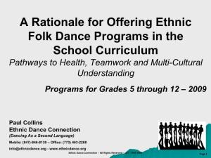 Download Dance in the Schools Presentation