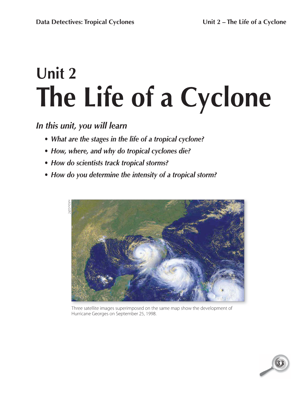 Tropical Cyclones Unit 2 – the Life of a Cyclone