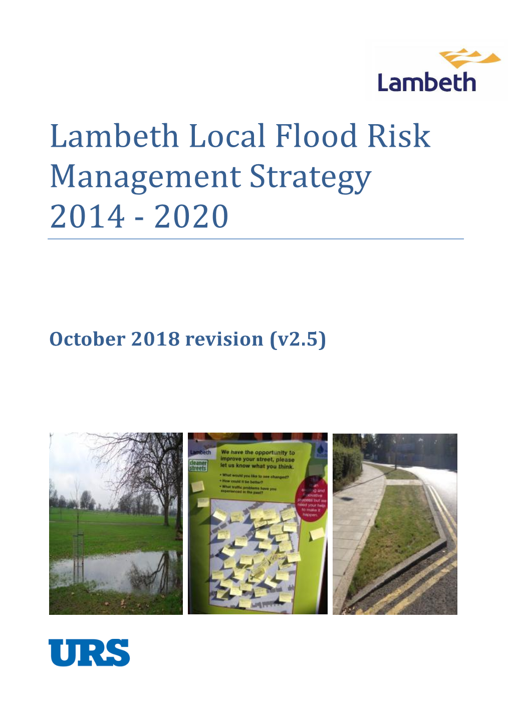 Lambeth Local Flood Risk Management Strategy 2014 - 2020