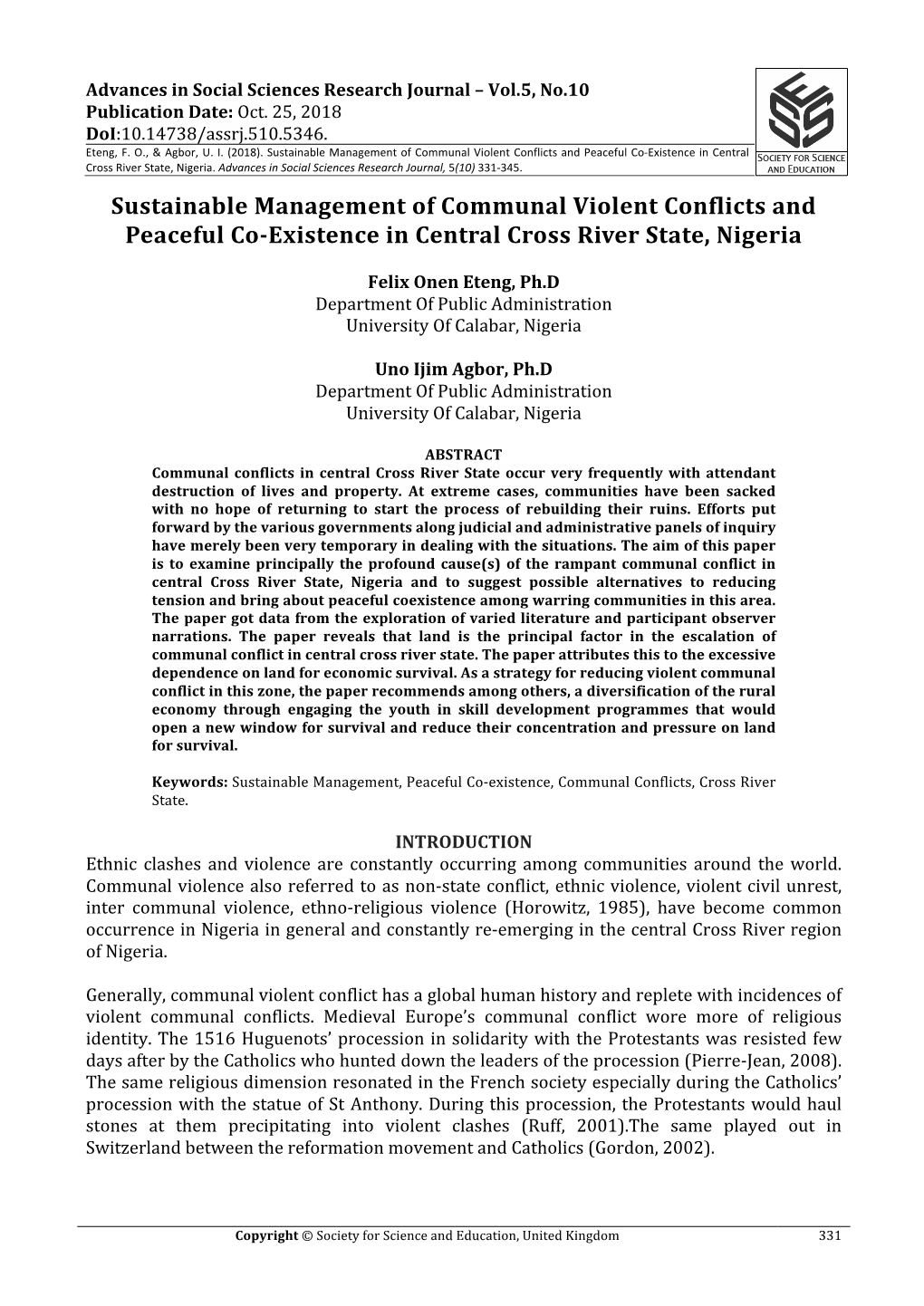 essay writing on peaceful co existence in nigeria