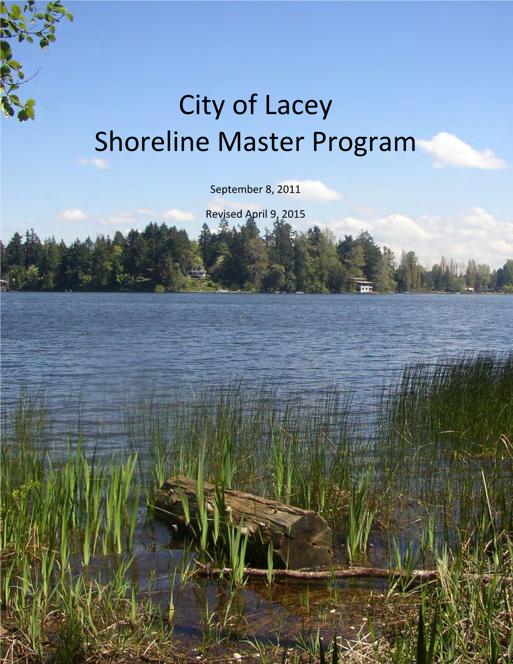 City of Lacey Shoreline Master Program