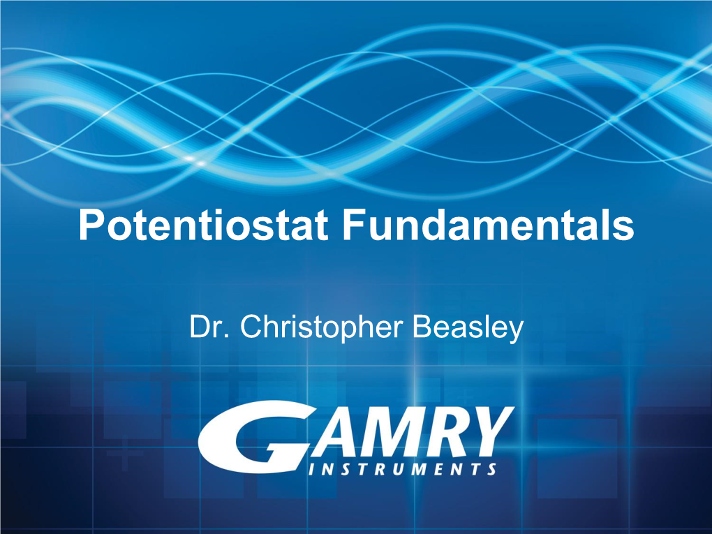 Potentiostat Fundamentals