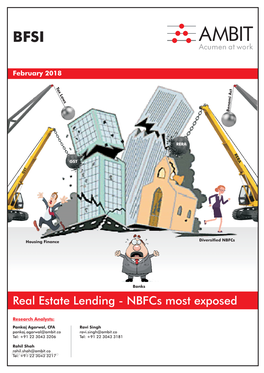 Real Estate Lending - Nbfcs Most Exposed