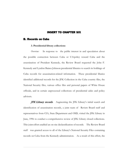 INSERT to CHAPTER SIX B. Records on Cuba 3