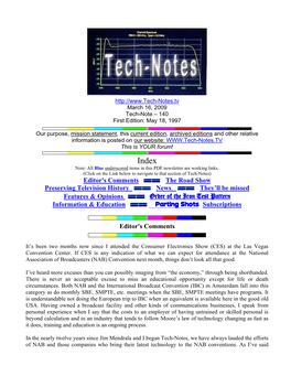 Tech-Notes #143