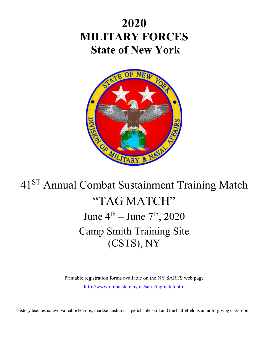 41St Annual TAG Match, June 4