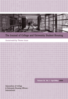 The Journal of College and University Student Housing