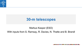 The European Extremely Large Telescope